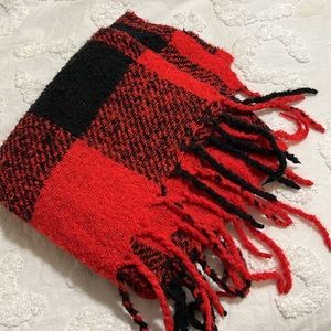 Buffalo Plaid Oversized Scarf